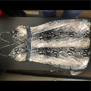 Snake skin dress